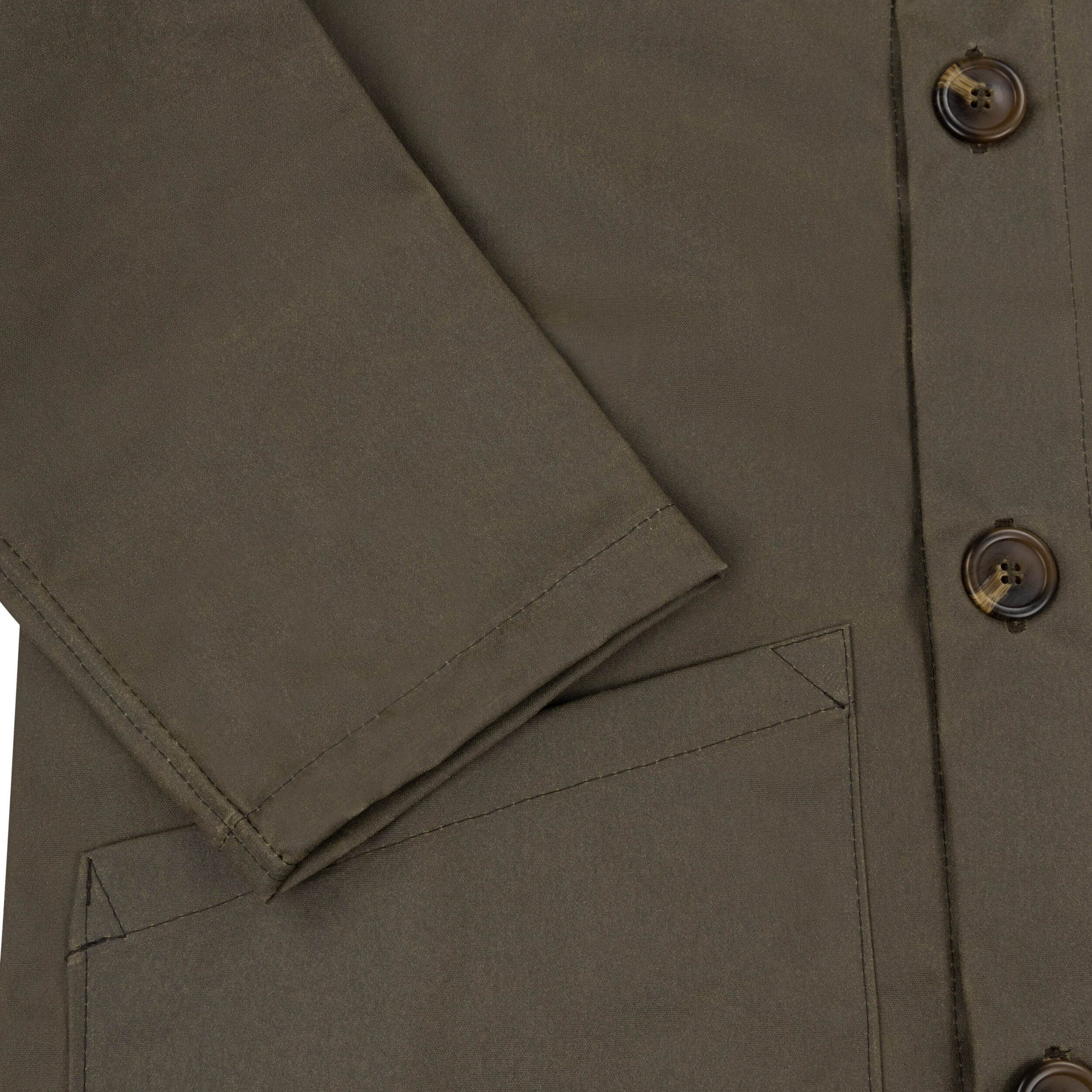 Waxed Duck Cotton Jacket - Image 3
